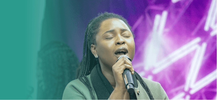 Serving — worship team at RCCG City of God Glasgow